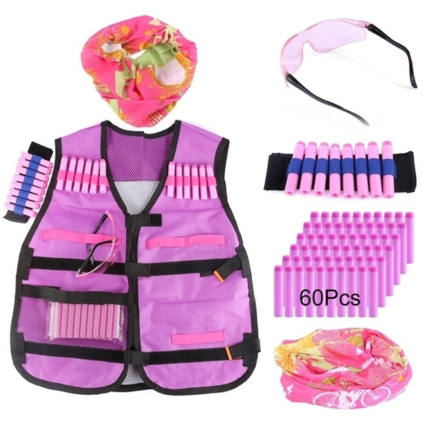 pink nerf vest