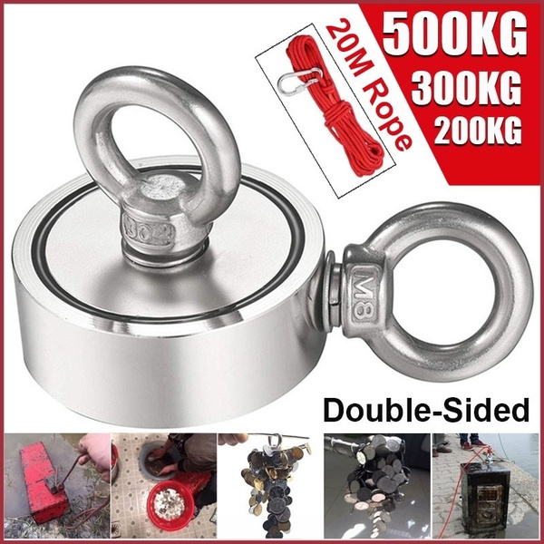 Double Sided Strong Magnet 300kg*2 Fishing Neodymium Magnet Rope