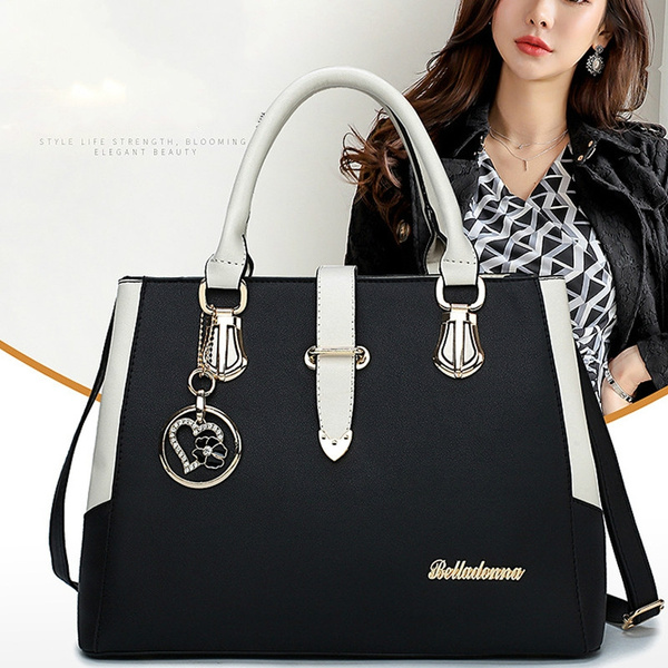 Fashion Women Office Lady Handbags Simple Style Shoulder Bag