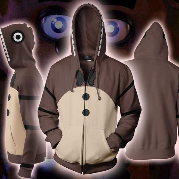 Five nights at freddy's zip hot sale up hoodie