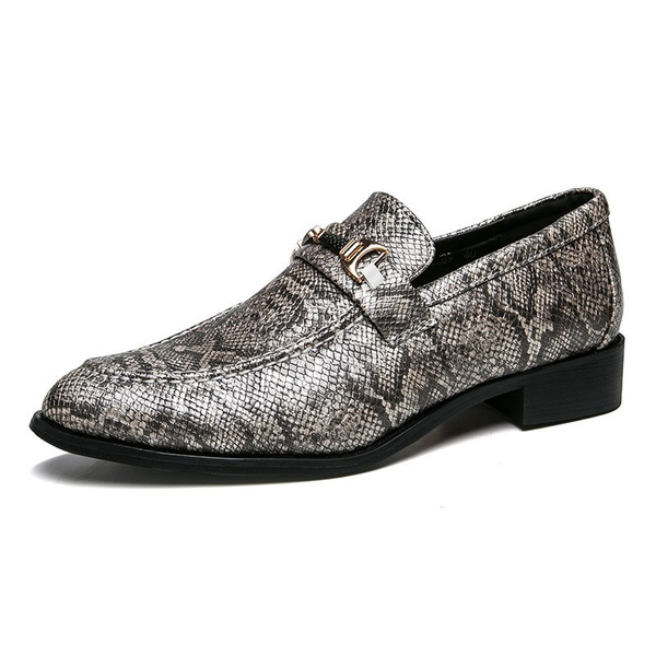 White snakeskin outlet dress shoes