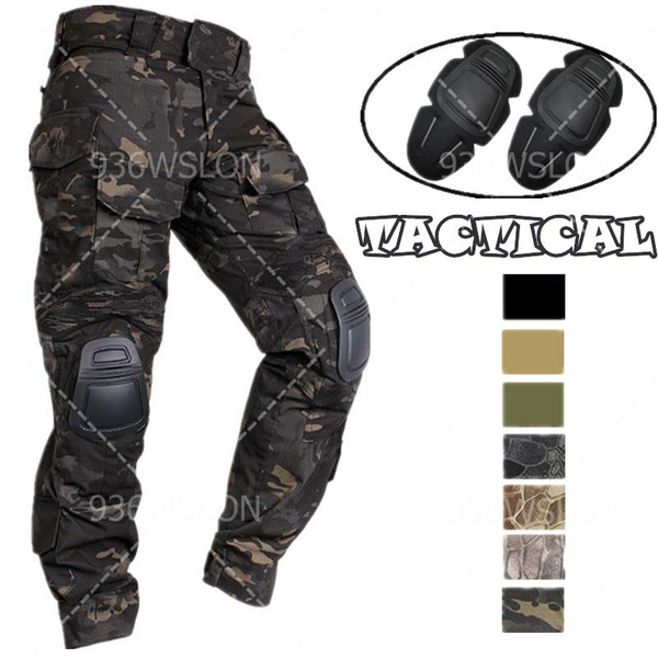 Tactical Cargo Pants Men Military SWAT Army Airsoft Camouflage