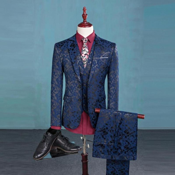 Men Wedding Suits 2020 Printed Suit 
