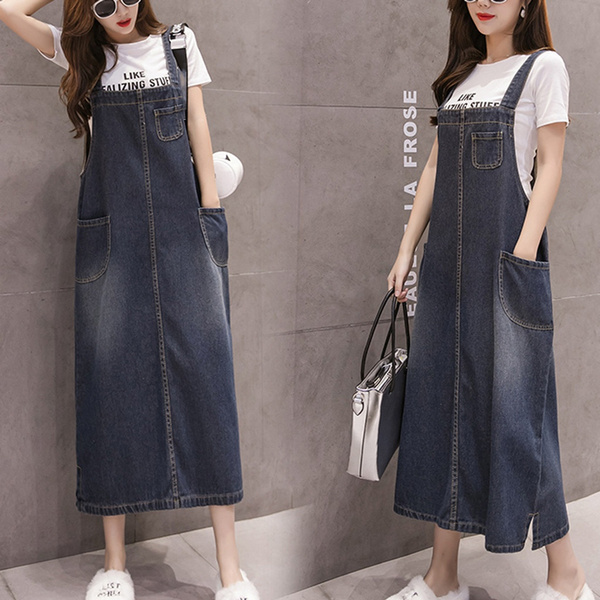 dungaree skirt