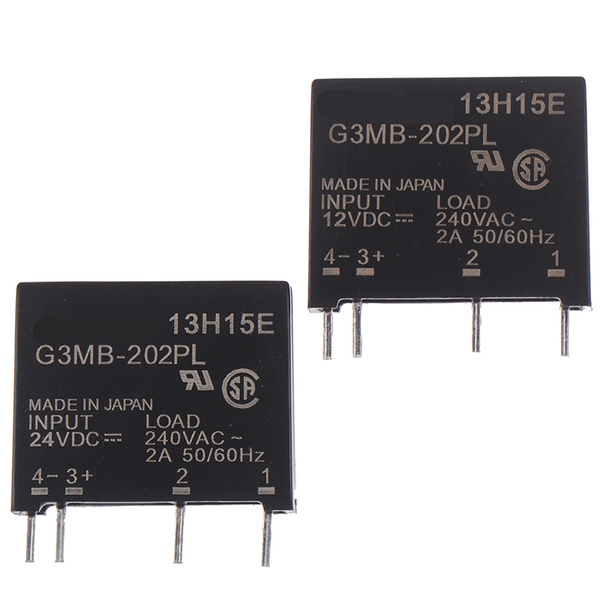2PCS G3MB-202P DC-AC PCB SSR In 5V DC Out 240V AC 2A Solid State Relay Module