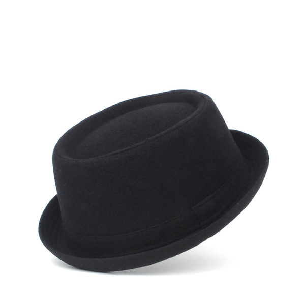 Wool Pork Pie Hat Men Fedora Hat Men 