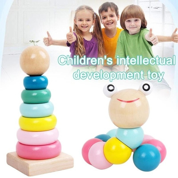 Early Education Toys Children Intellectual Development Puzzle Wooden Blocks 