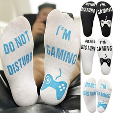 Funny, Cotton Socks, letter print, Gifts