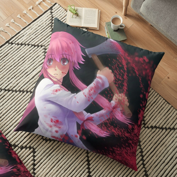 Anime Future Diary, Yuno Gasai Plush, Sofa Bedspread