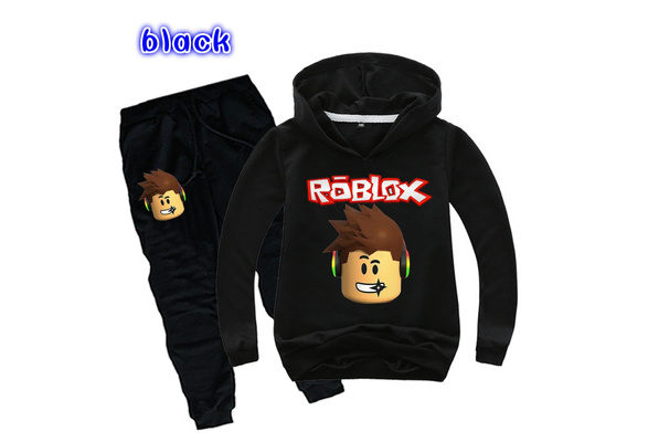 New 7 Colors Kids Roblox Hoodies Sets And Pants New Suit Black Sweatpants Funny For Teens Black Long Sleeve Pullovers For Boys Or Girls Wish - 6 styles roblox kid boy and girl zipper coral fleece hoodie casual hooded sweatshirt cartoon roblox pullovers tops for children wish