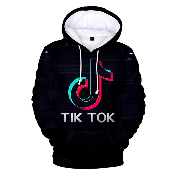 TIK TOK coat 3d printed hooded sweater men and women children s sweater