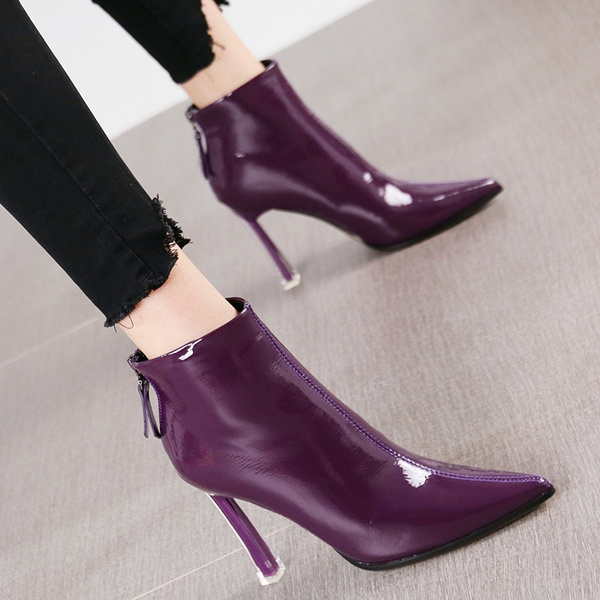 sexy purple boots