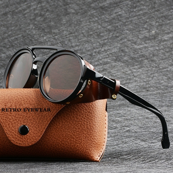 Retro round hot sale sunglasses