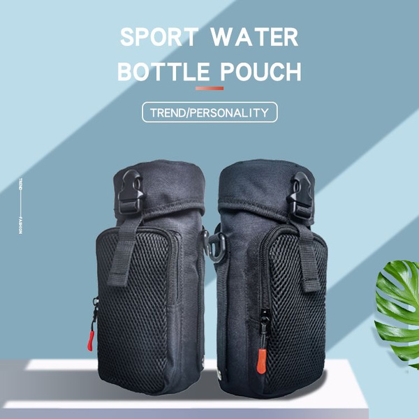 Water Bottle Holder with Padded Shoulder Strap