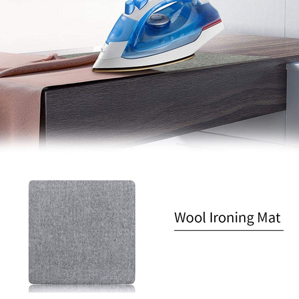 Sewing Ironing Pad 10x10in/12x14in/12x18in College Top Craft Wool Ironing Mat Wool pressing mat Wool Pressing Pad Wool For Professional Ironing Portable Quilting Heat Press Pad For Traveling