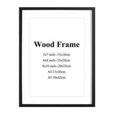 posterframe, Mats, Pictures, Wooden