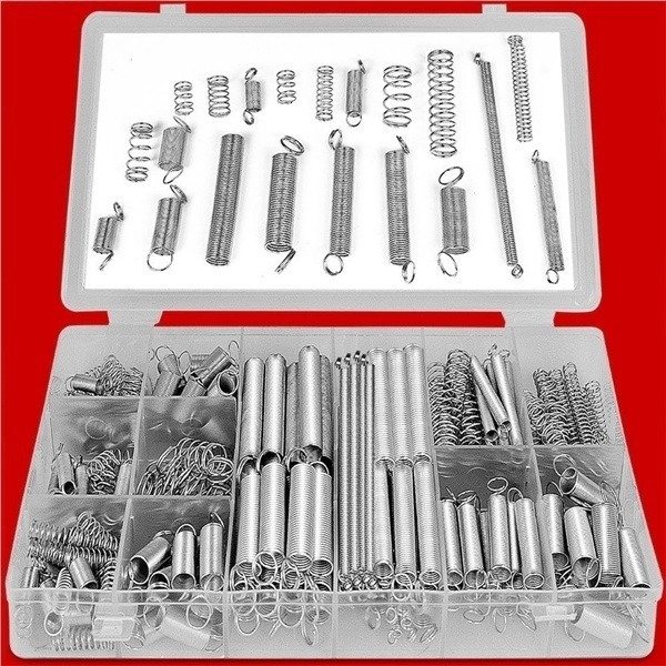 200pcs/pack Spring assortment Spiral Spring Galvanized Spring Set