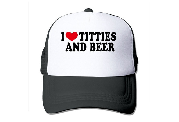 I Love Titties and Beer Love Funny Joke 