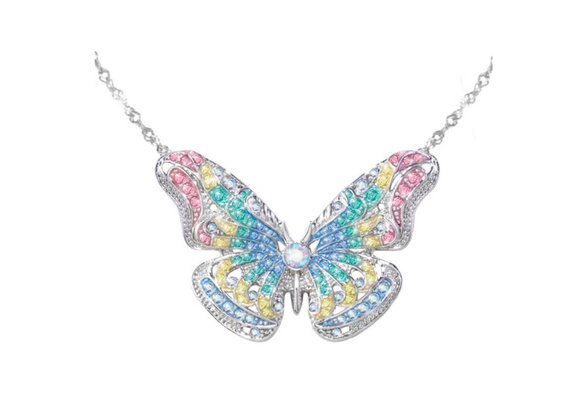 Jewel Tie 925 Sterling Silver Polished Butterfly Pendant Charm Jewel Tie 925 Sterling Silver Polished Butterfly Pendant Charm