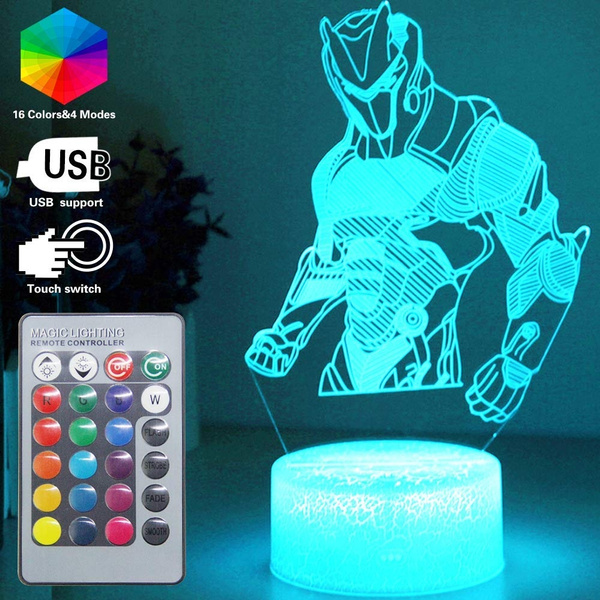 3D LED Visual Night Lights Desk Table Lamp Gifts Bedroom House Decor Kids Gifts 