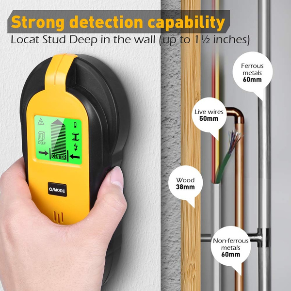 Stud Finder - 4 1 Wooden Metal Stud Locator Wall Scanner Detector Beam Finders Center with LCD Display for Wood AC Wire Metal Studs Detection | Wish