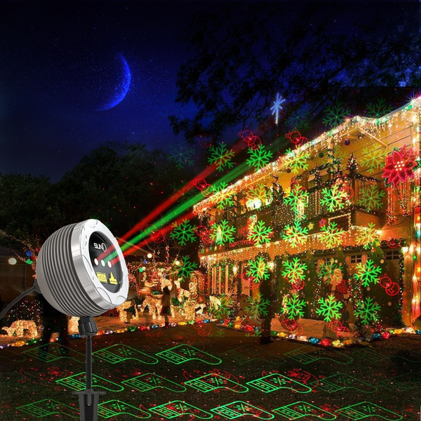 SUNY OBGH161RGRX Christmas Laser Light Decorative Waterproof