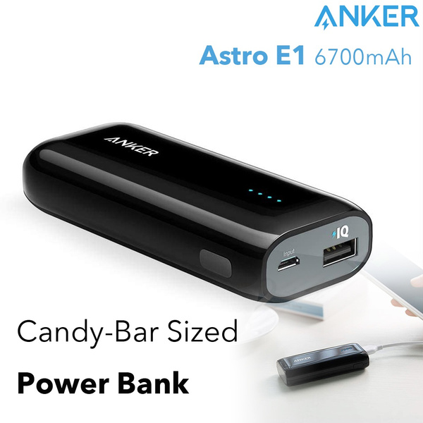 Anker [Upgraded to 6700mAh] Astro E1 Candy-Bar Sized Ultra Compact