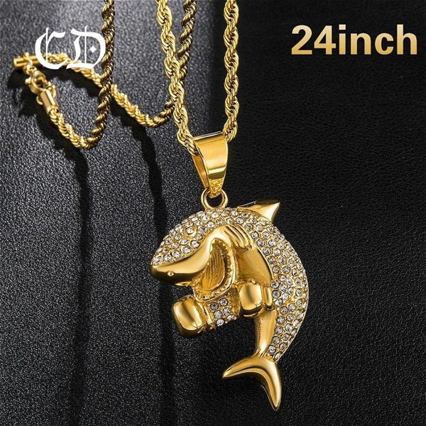 9ct Yellow GOLD ICE BOXING GLOVE MENS Icy Shine Shiny BLING RAPPER PENDANT 