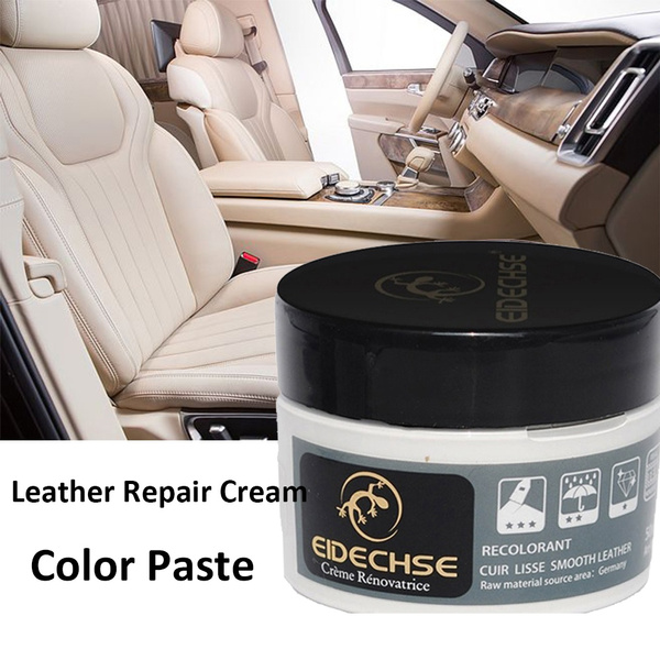 Black Leather Restorer for BENTLEY Car Seats Scratches Colour Dye Repair Balm