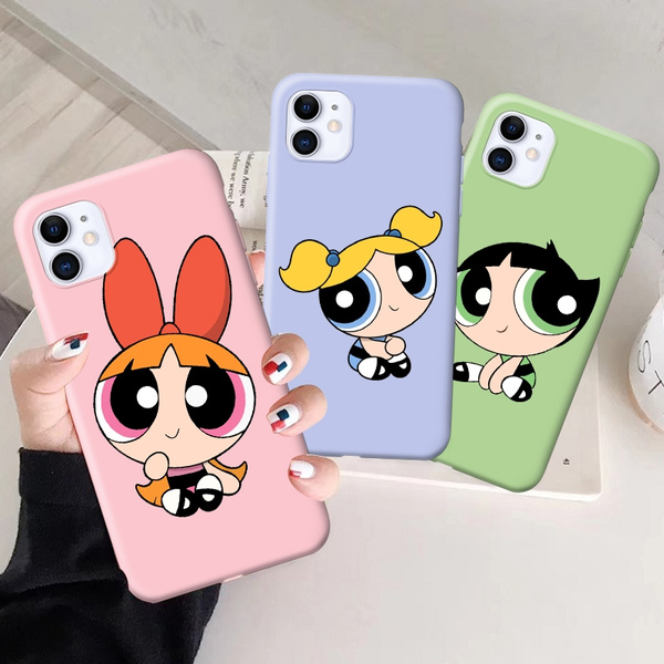Cartoon Powerpuff Girl Candy Pink Cutie Phone Case For Iphone 11 Iphone 11pro Max Xs Max Xr X 8 7 Plus 6 6s For Samsung Galaxy S10 Note10 S9 Plus S8 S10e 0