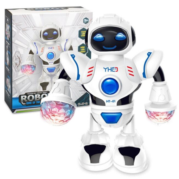 Toys For Boys Kids Music Dancing Robot for 2 3 4 5 6 7 8 9 10 11 Years Age Gifts 