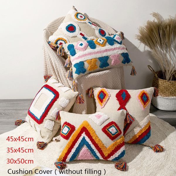 Boho style pillow online covers