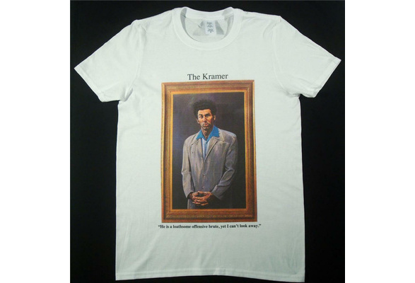 Kramer White T-Shirt Size Seinfeld 