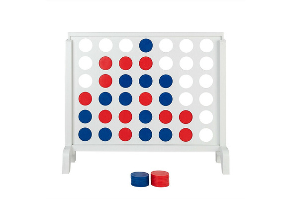 Large Connect 4 Four In A Row Board Game Family Party Travel Outdoor Garden Toy