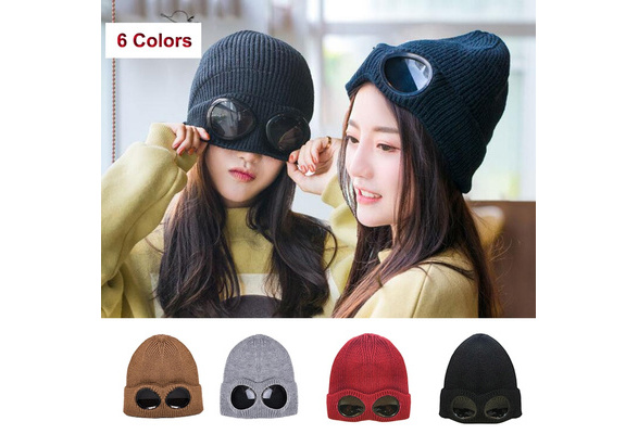 beanie with built in goggles