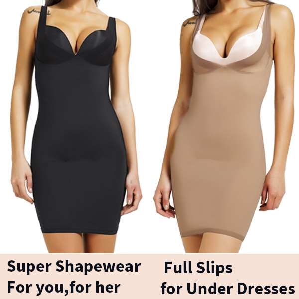 Full Body Shaper Dress Modeling Strap Belt Waist Trainer Slimming Shapewear  Women Bodycon Dresses Tummy Control Bodysuit