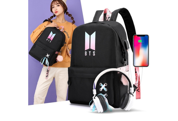 Wish bts backpack sale