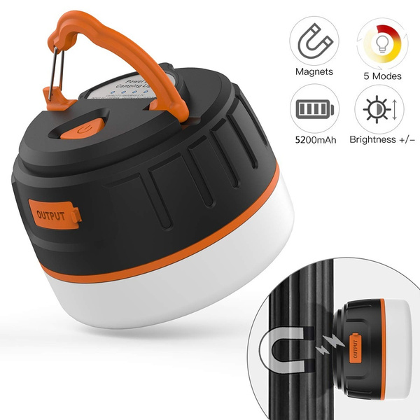 Rechargeable Led Camping Lantern - Brightness, 2 Light Modes