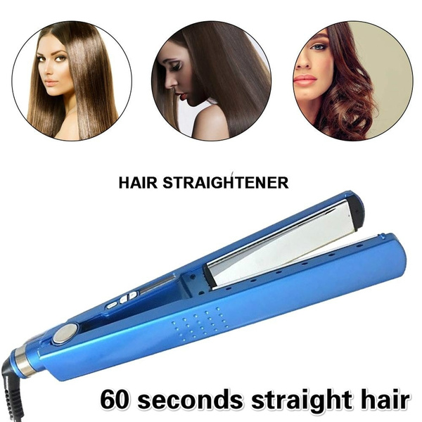 Fast Hair Straightener - Household Nano Titanium 1 Inch Flat Iron Ultra ...