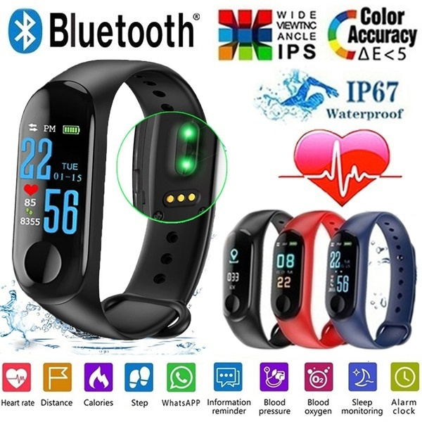 M3 smart band online with heart rate sensor