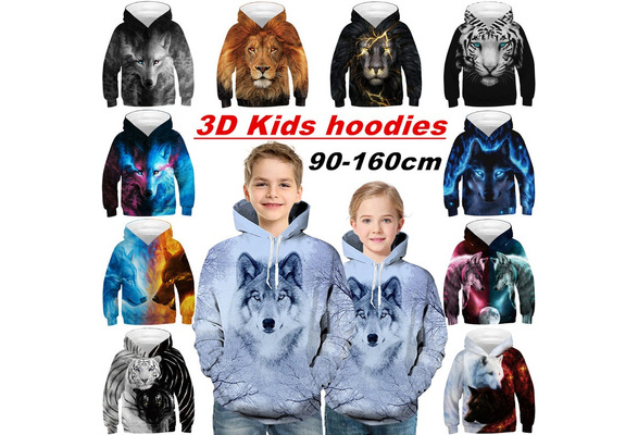 3d animal hoodies