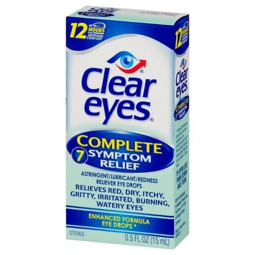 Clear Eyes Complete 7 Symptom Relief Enhanced Formula Eye Drops | Wish