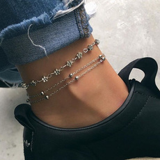 Summer, Flowers, Anklets, Jewelry