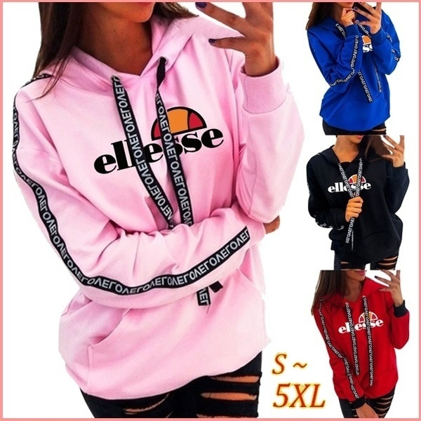 ladies ellesse moletom com capuz