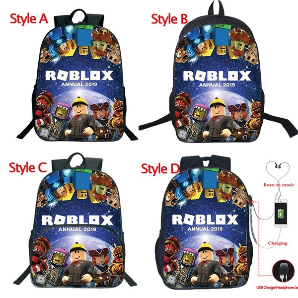 Roblox Backpack 4 Styles School Bag Students Boys Girls School Bag Back To School Backpack Schoolbag Fashion Backpack Wish - back to school roblox u visor roblox