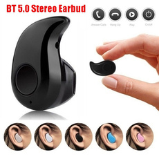 1pc Mini Invisible Ultra Small BT 5.0 Stereo Earbud In-Ear Headset with Microphone Support Hands-Free for Smartphones