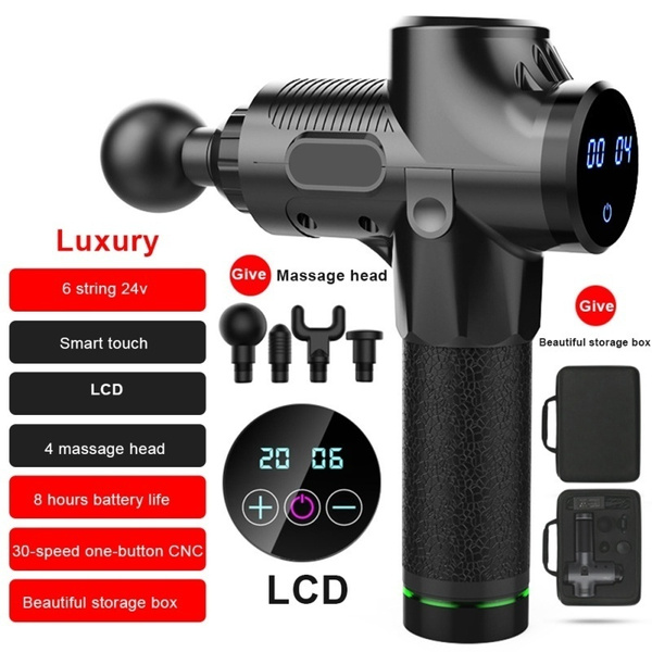 New Upgrade Fitness Muscle Relaxer Muscle Massage Machine Fascia Gun 4 ...