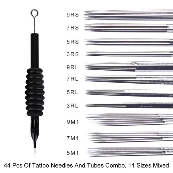 Tattoo Needles Tube Combo 44pcs Assorted Pre-sterilized Tattoo Needles And Disposable Tattoo Tube Set | Wish Tattoo Needles Tube Combo 44pcs Assorted Pre-sterilized Tattoo Needles And Disposable Tattoo Tube Set | Wish