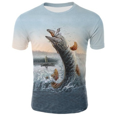 Funny, Plus Size, Sleeve, fish