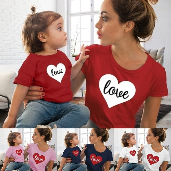 Featured image of post Matching Valentines Day Shirts Mom And Daughter - The engraved names are elegant.